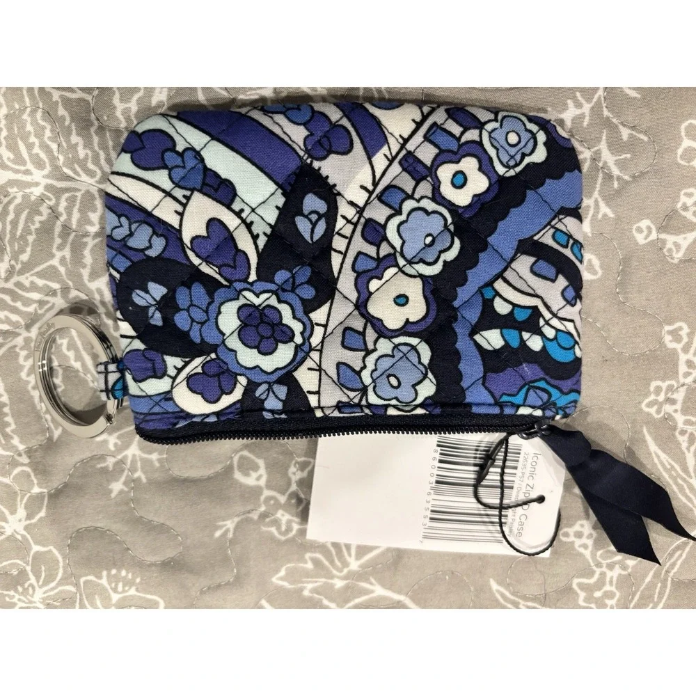 Vera Bradley‎ Baroque Coin zip ID case NWT retired - Picture 2 of 4